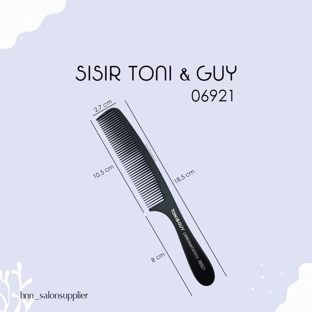 Sisir Styling Potong Rambut Salon Barber Barbershop Professional Toni and Guy 6921