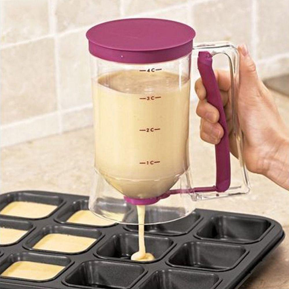 [Elegan] Batter Dispenser Muffin Tahan Panas Pancake Ukur Handheld Alat Baking