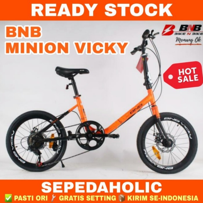 Frame Sepeda 20 Inch Bnb Vicky Minion 7 Speed