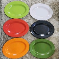 Piring Makan Melamin  / Saji Oval Melamin Seiv 1512S (12 Inch) [ Food Grade ]