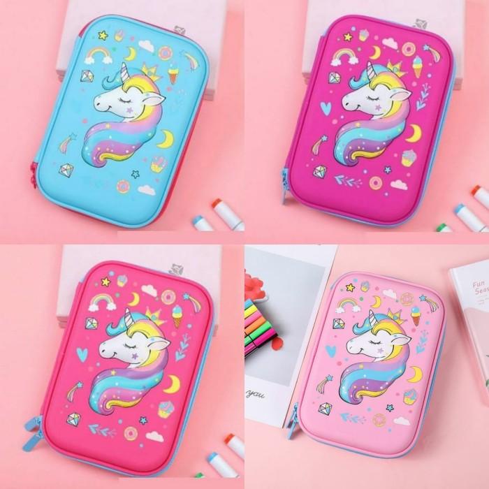 

Kotak Pensil Unicorn Tempat Pensil 3D Hardtop Hadiah Anak Perempuan