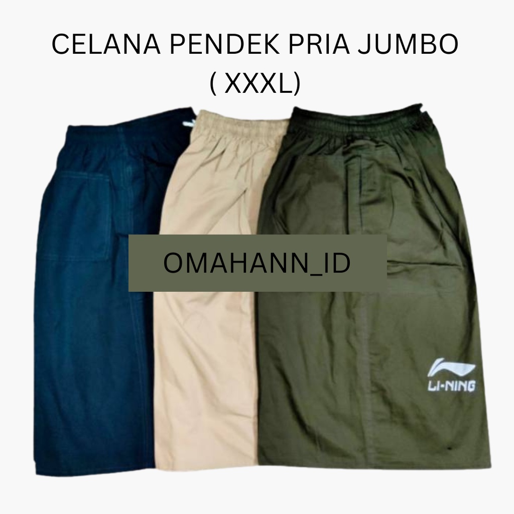 Celana Pendek Pria Jumbo XXXL
