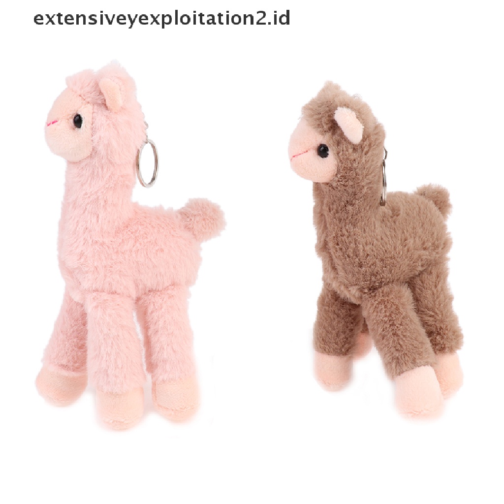 1pc Mainan Boneka Stuffed Plush Alpaca 18cm Untuk Dekorasi / Hadiah