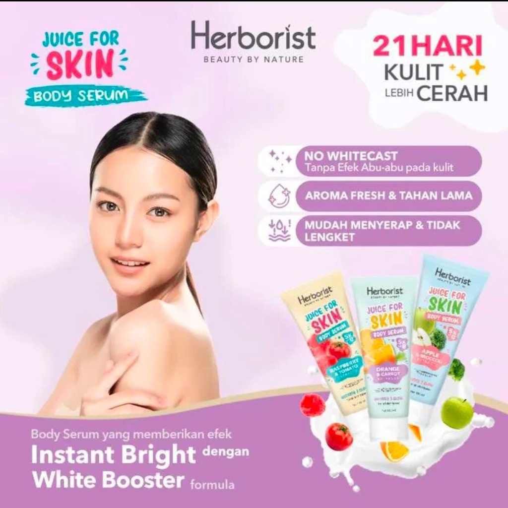 BODYSERUM HERBORIST/BODYSERUM JUICE/VIRAL TIKTOK LOTION/BODY SERUM PEMUTIH/LOTION PEMUTIH