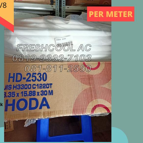 PIPA AC HODA 1/4 X 5/8 UTK AC 2 PK - 2,5 PK (PER METER)