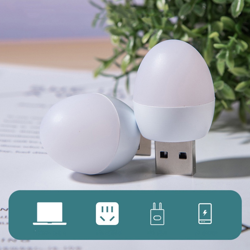 Lampu Baca LED Mini Portable Hemat Energi Dengan Port USB