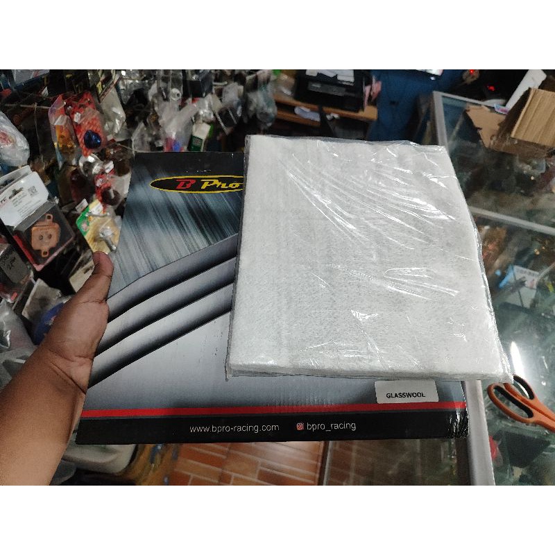 GLASSWOOL BPRO RACING GLASSWOOL KNALPOT BPRO B PRO RACING