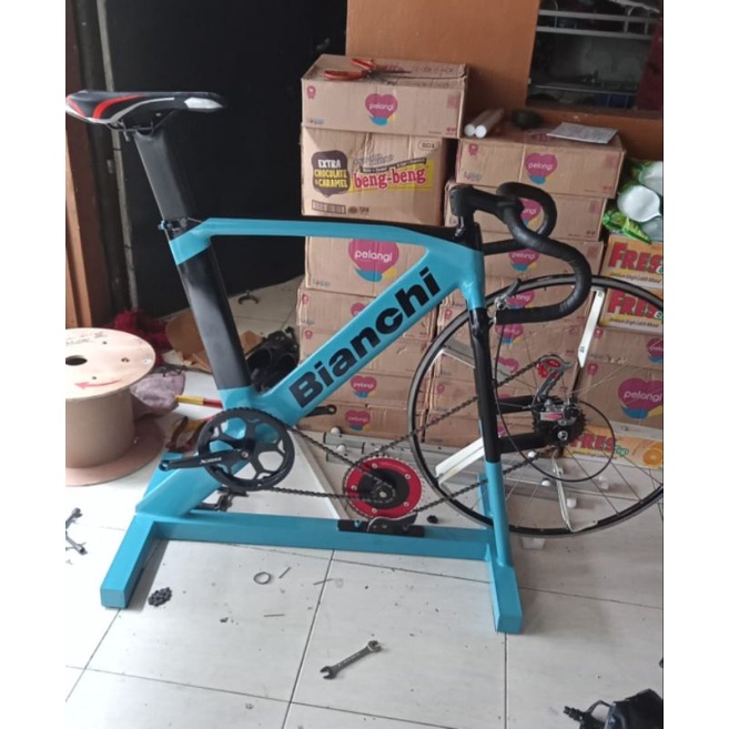 Sepeda Statis Traineer Trainer Training Bike Bicycle Roller indoor Sepeda Latihan Dirumah