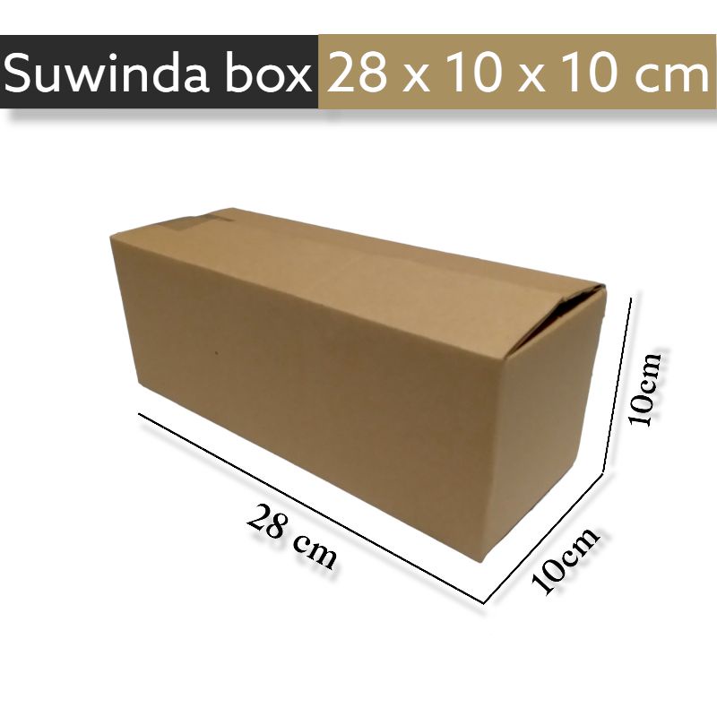 

kardus ukuran 28x10x10 cm box untuk packing dll ST