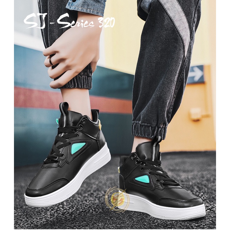 [OOS] Sepatu Sneakers Pria Boots Fashion Keren dan Trendy Nyaman Kualitas Inport Premium -320