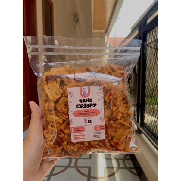 Jual Keripik Tahu Crispy Gr Kriuk Cikruh Original Pedas Gurih Jajanan Cemilan Kerupuk