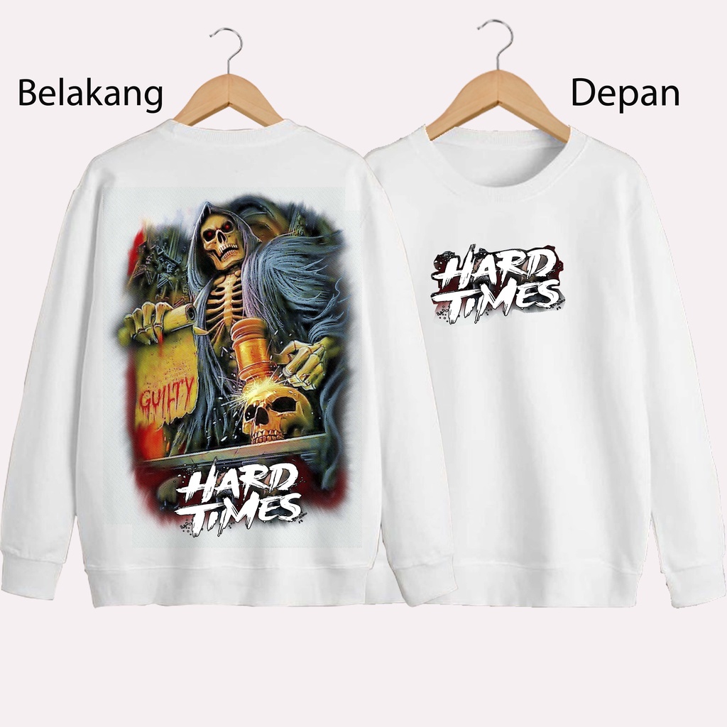 SWEATER UNISEX DB HARD TIME PRIA DAN WANITA SWEATER JUMBO