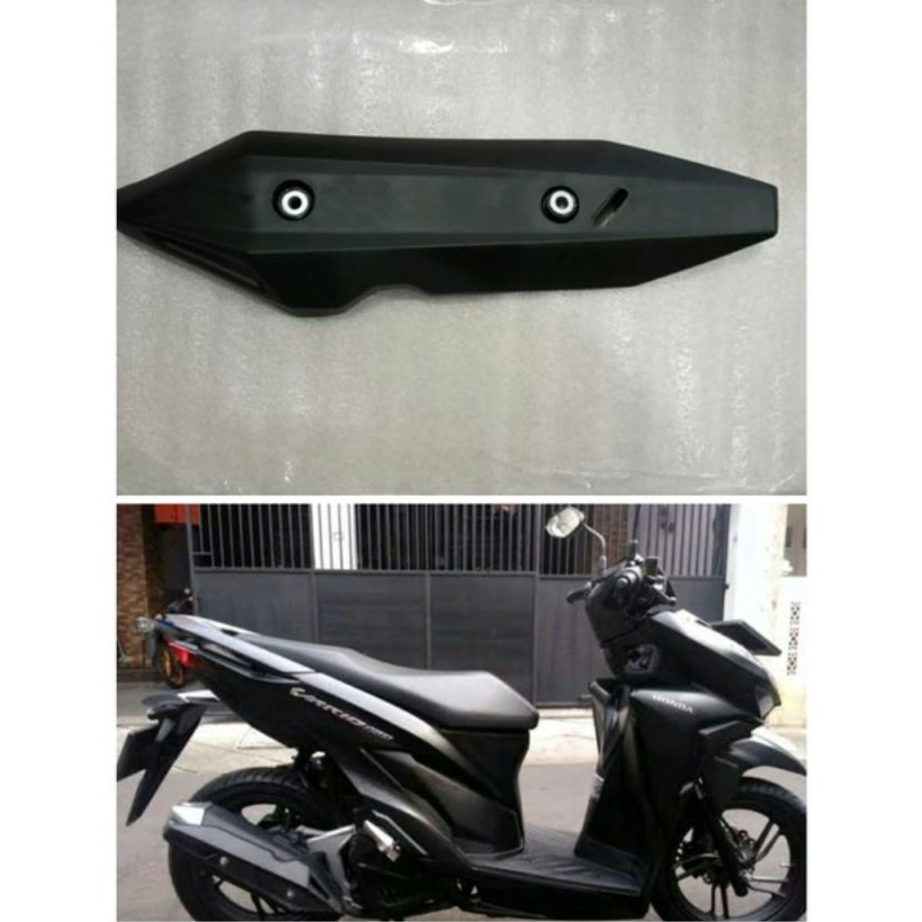 007 Cover tutup knalpot ALL NEW Vario 150 / 125 KEYLESS model original