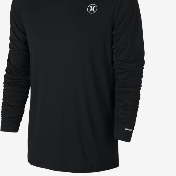 Kaos Lengan Panjang - Longsleeve Hurley 02 - Putih, M