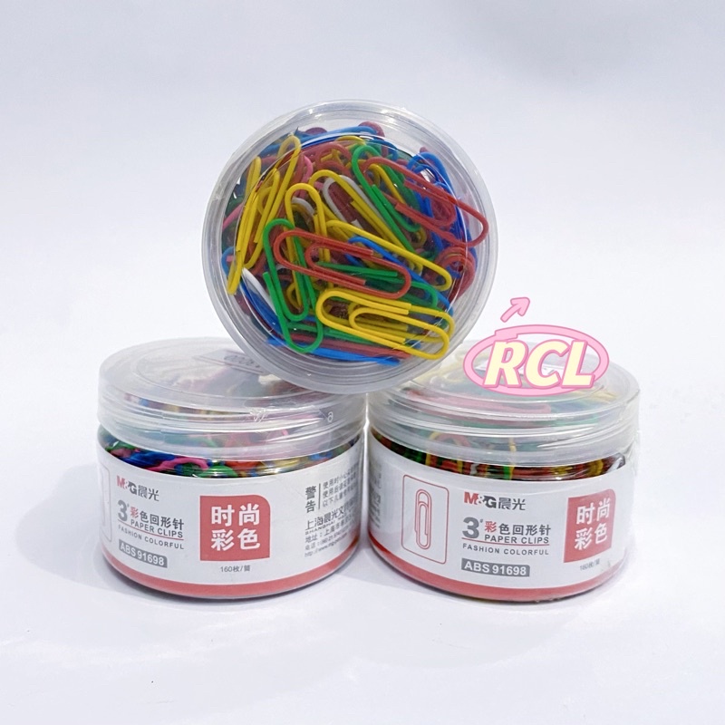 

M&G Paper Klip Warna Warni 100pcs/box