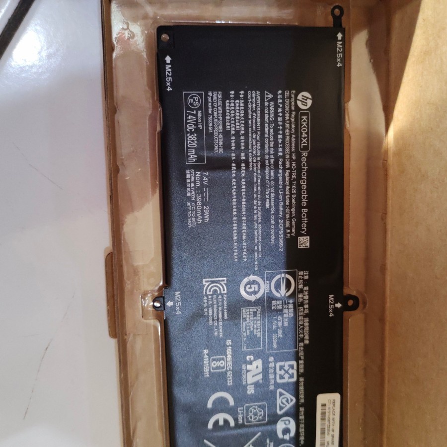 Baterai Original Hp KK04XL X2 612 G1 Tablet 753703-005 HSTNN-IB6E