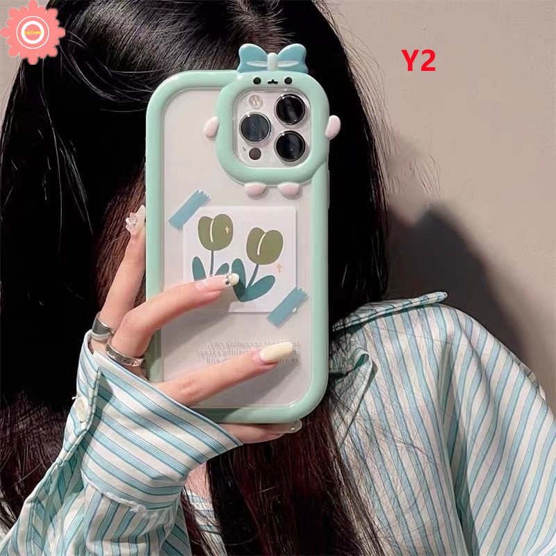 Soft Case Desain Hati Bunga 3D Untuk IPhone 11 12 13 7 8 6 6s Plus 14 Pro MAX 14 Plus XR X XS MAX SE 2020