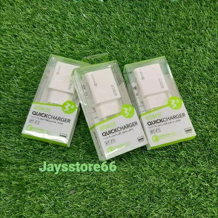 Adaptor Charger ROBOT RT-F1 Batok Charger 18W Qc 3.0 3A Quick Charger