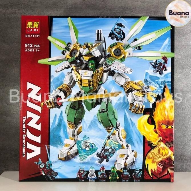 BRICK NINJA GO LLOYD TITAN MECH 11331 MAINAN ANAK EDUKASI BRICKS BLOCK stock ada