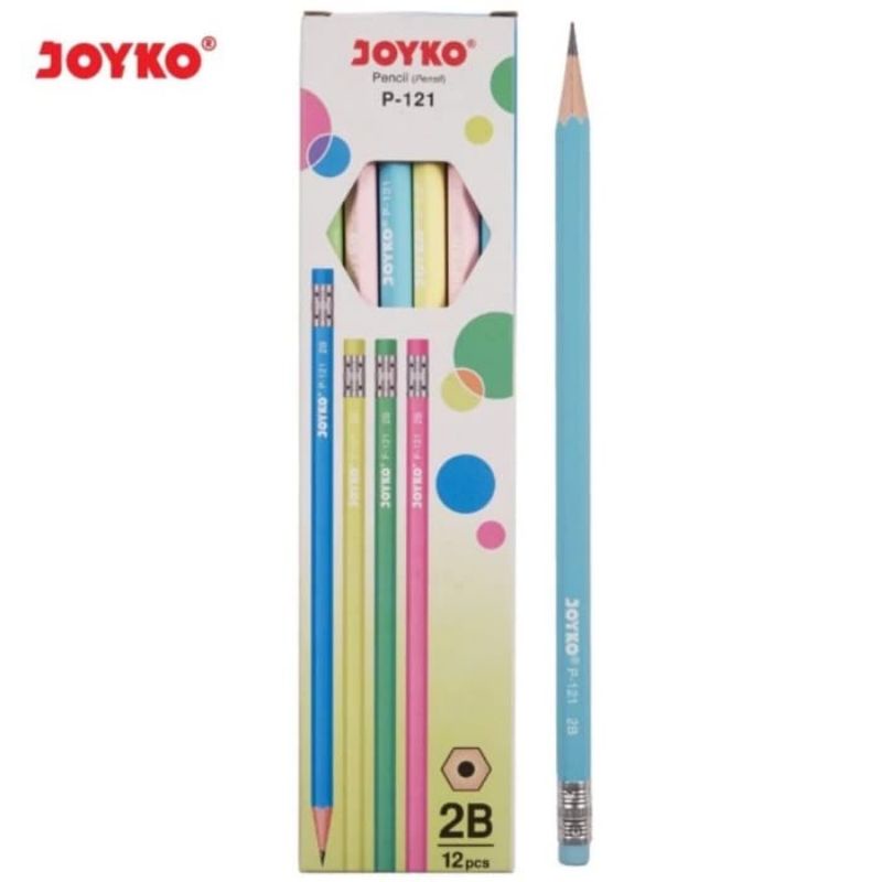 

Pensil 2B JOYKO P-121 / Pensil 1pack Isi 12pcs