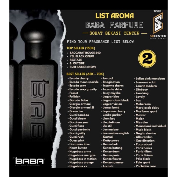 Parfum Baba Original