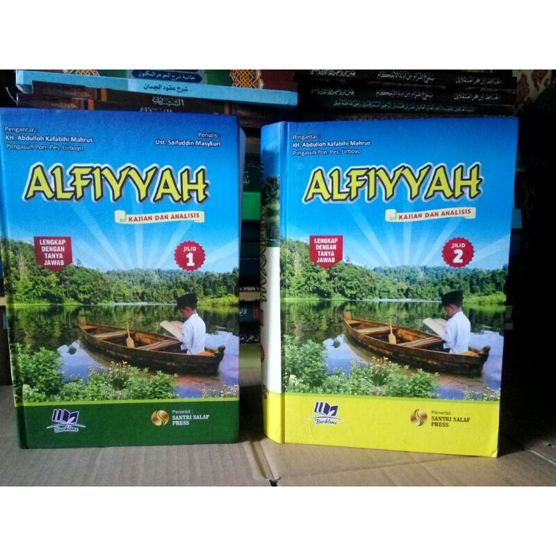 kajian & analisis terjemah kitab alfiyyah alfiyah lirboyo press sepaket 2 jilid plus makna pesantren