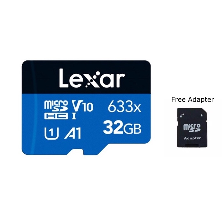 LEXAR Microsd / Micro SD Card 32GB 100MBps Class 10 - ORIGINAL
