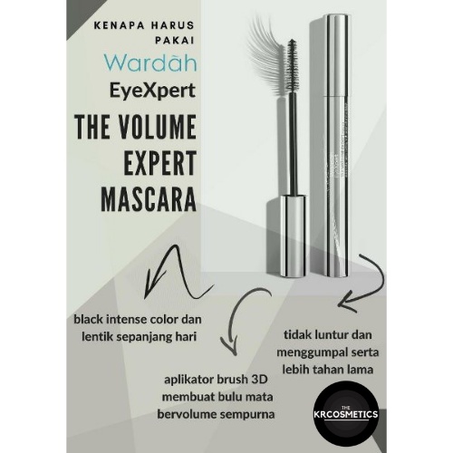 WARDAH EyeXpert The Volume Expert mascara maskara 7gr