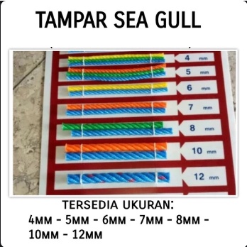 Tali Tampar 5mm Kualitas Super Tali Tambang per meter