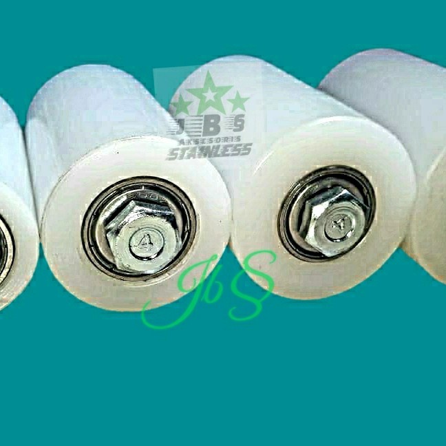 Roda Roda Nilon 32Mm + Bering Pintu Pagar Besi & Stainless Steel