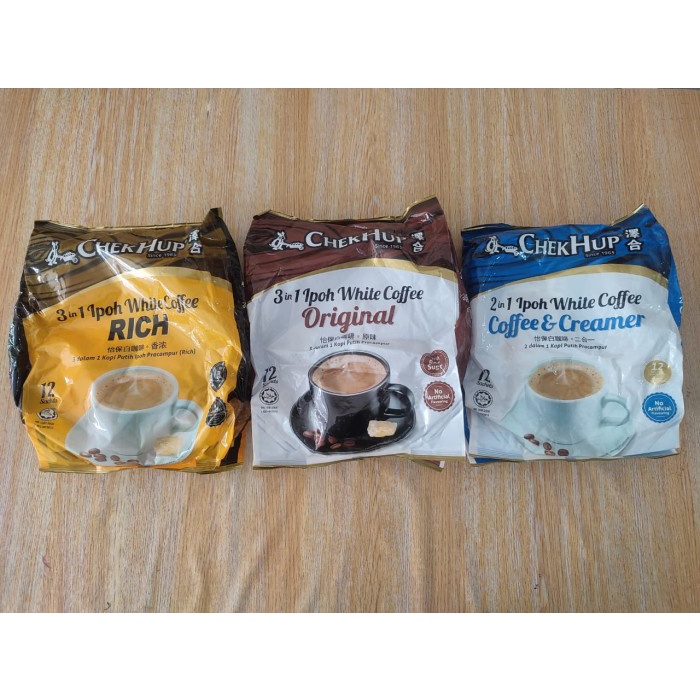 

CHEKHUP IPOH WHITE COFFEE , ORIGINAL , KING - 2IN1 / MALAYSIA