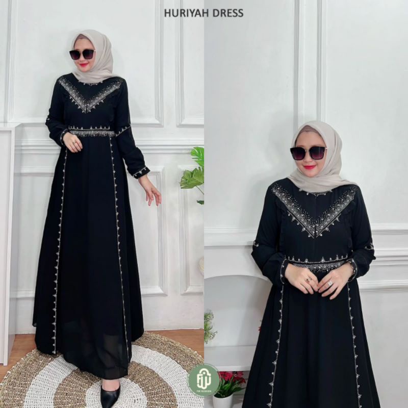 Gamis Mewah Terbaru FW Fashion Trend by Wadah Muslim Dress Kondangan Wanita Elegant Fashion Muslimah