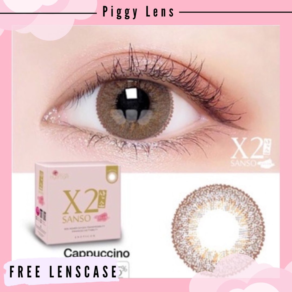 SOFTLENS X2 SANSO COLOR NORMAL + FREE LENSCASE