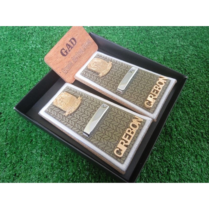 Pangkat Pdh ASN CIREBON 2A Lis Putih Kain Akrilik