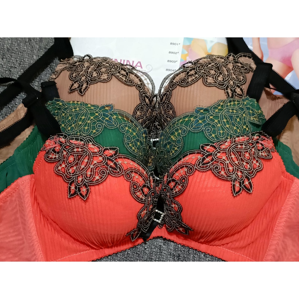 BRA / BH WANITA 8027 KAWAT SIZE 32-36 KAIT 3 TERDAPAT 3 WARNA PAKAIAN DALAM WANITA IMPORT