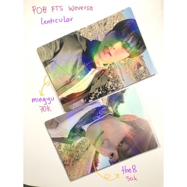 [READY] SEVENTEEN FACE THE SUN FTS BENEFIT WEVERSE LENTICULAR THE8 PIONEER VER FANSIGN OFFICIAL