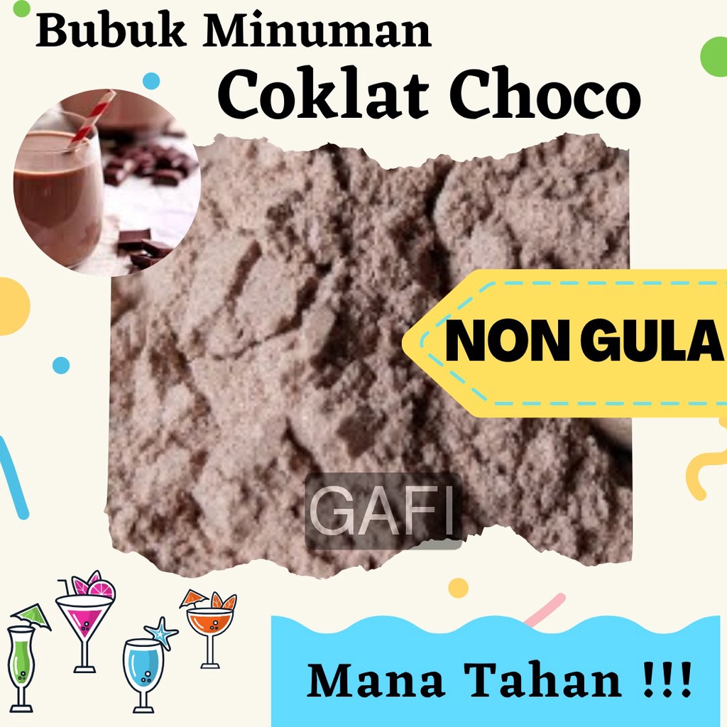 

Bubuk Minuman Rasa Coklat Choco Non Gula 50Gr Minuman Powder Coklat Choco Non Gula Bisa Kiloan Drinking Powder Kekinian Boba Aneka Instan Murah Enak Terbaik Halal Premium