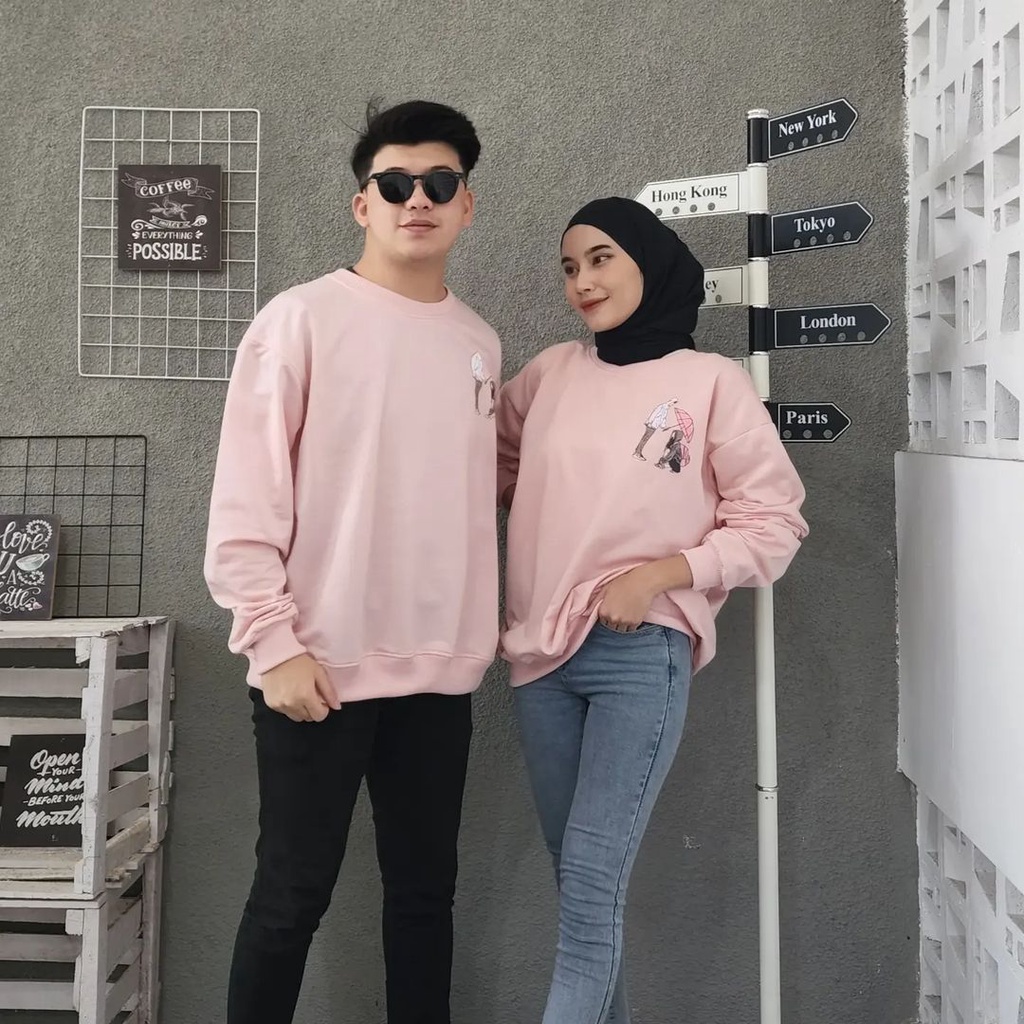 CREWNECK SWEATER HOODIE OVERSIZE | SWEATER WANITA | CREWNECK | SWEATER MURAH | CREWNECK SWEATER OVERSIZE | SWEATER OVERSIZED