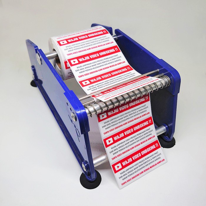 

HJK Sticker Label Wajib Video Unboxing Stiker Pengiriman Olshop 7 x 3 cm (1 Roll/ 500 Pcs)