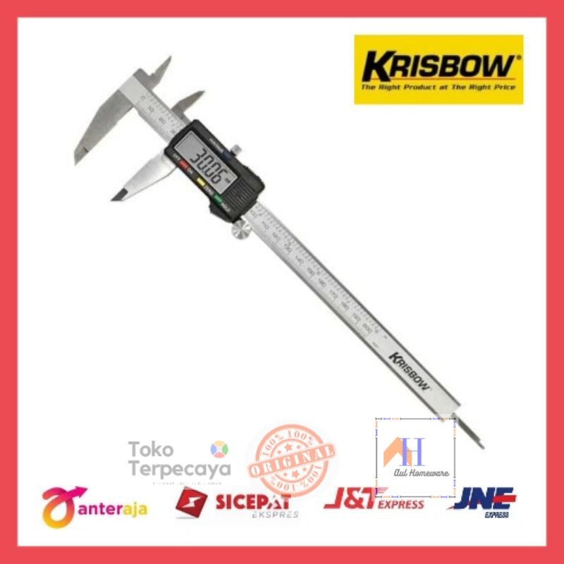 Sigmat 8 inci / Krisbow Jangka Sorong Digital / Alat Ukur Sigmat