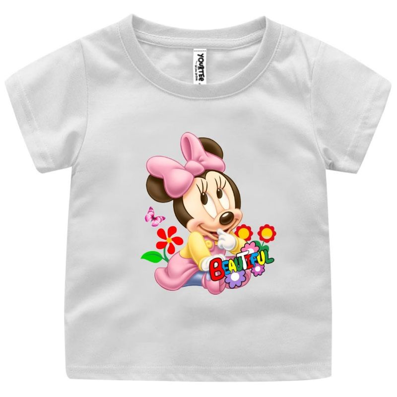 BAJU KAOS ANAK 1-12TAHUN CEWEK/COWOK MINI MOUSE