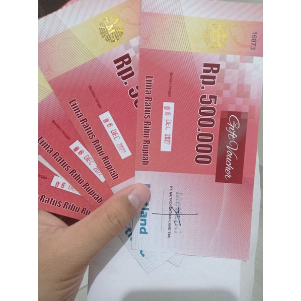 Voucher Metland / Voucher Superindo