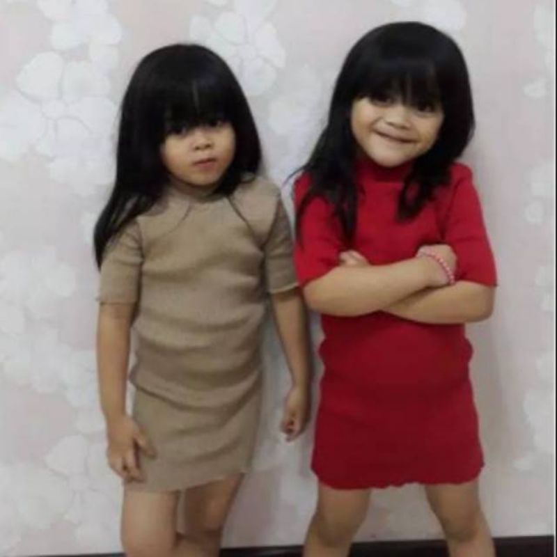 DRESS ANAK PEREMPUAN/BAJU RAJUT ANAK PEREMPUAN