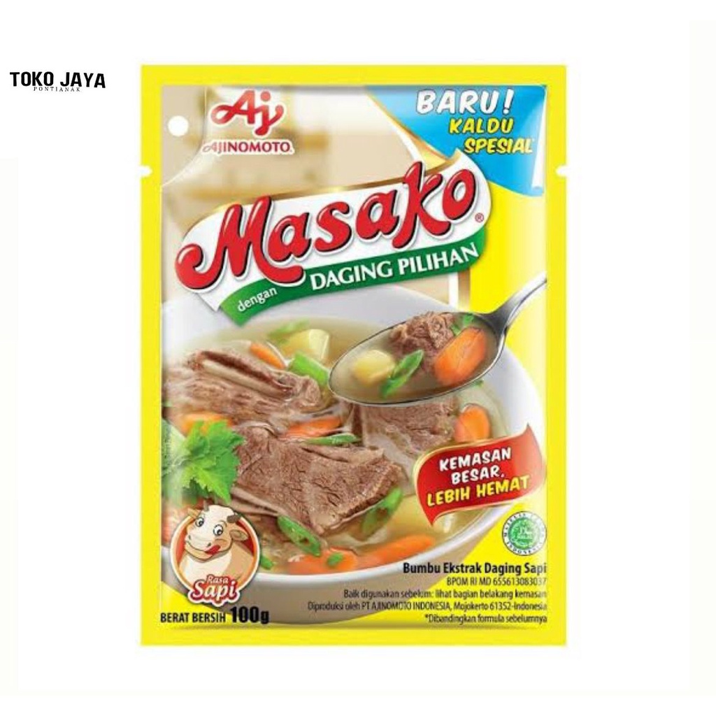 

PENYEDAP RASA MASAKO SAPI 100gr