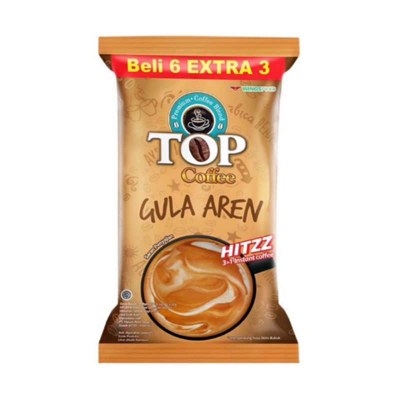 

TOP Coffee Instant Gula Aren 9 x 22 g