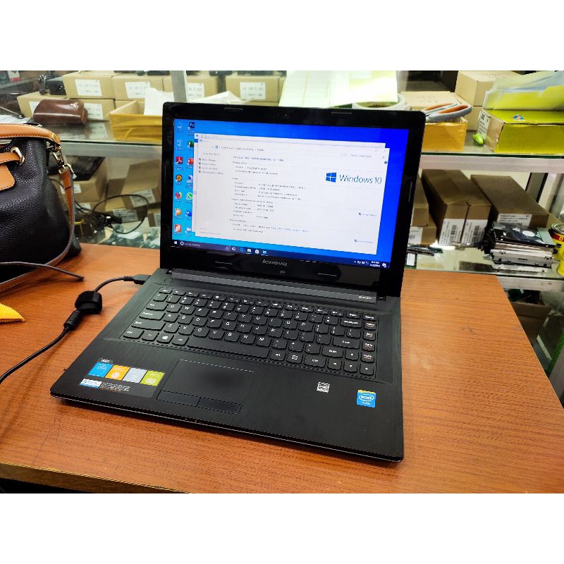 LAPTOP LENOVO G40 SSD 128GB WINDOWS 10 TERBARU 14INCH MODEL TIPIS SLIM GENERASI BARU