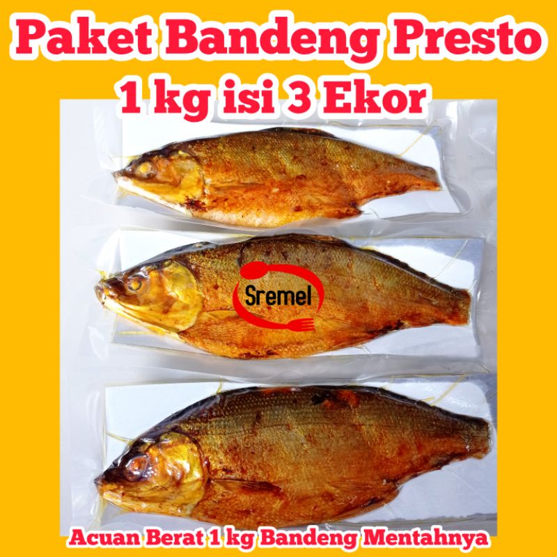 Paket Bandeng Presto 1 Kg Isi 3 Ekor