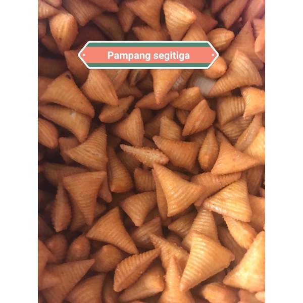 

Pangpang segitiga rasa pedas kemasan 500 gr