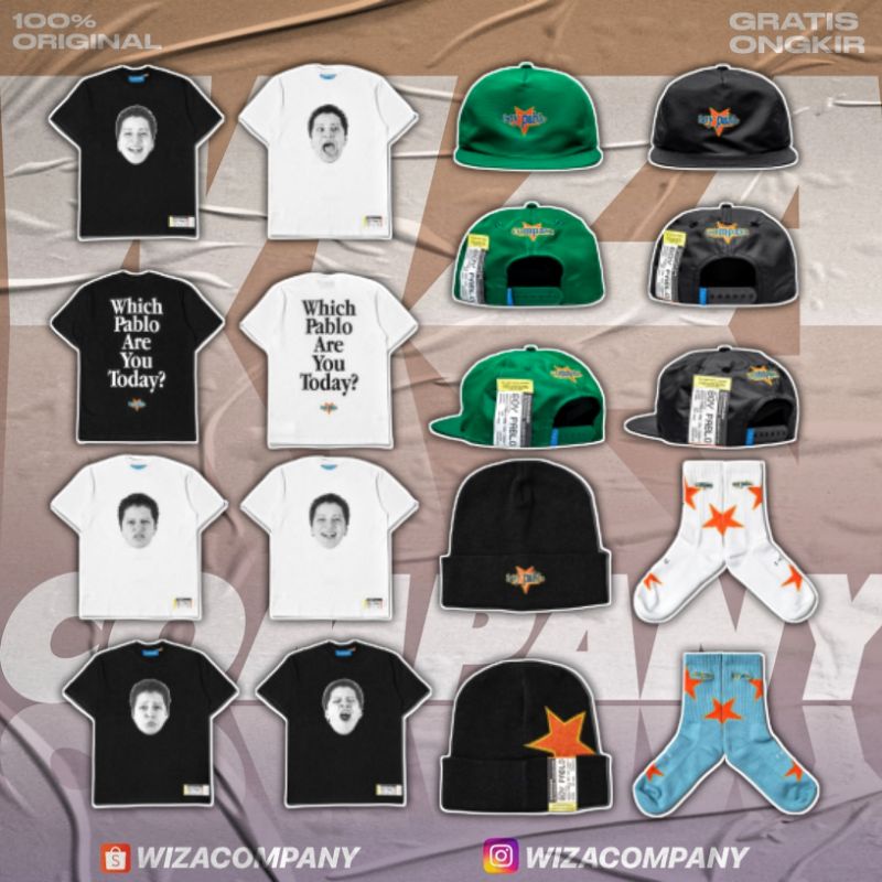 (ORIGINAL) Merchandise Compass x Boy Pablo T-Shirt / Hat / Beanie / Socks BRAND NEW