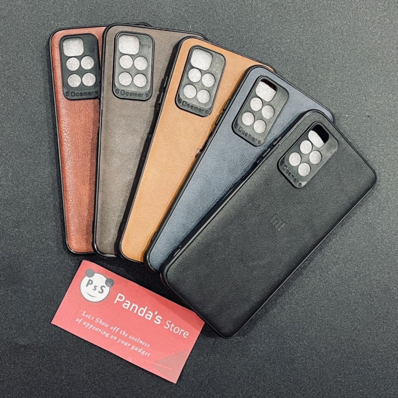 Leather Case Redmi 10/ 10 2022 Softcase Kulit Elegan Casing Slim Fit